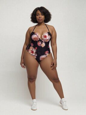 Ted Baker Unah Chelsea Print U-Bar Swimsuit